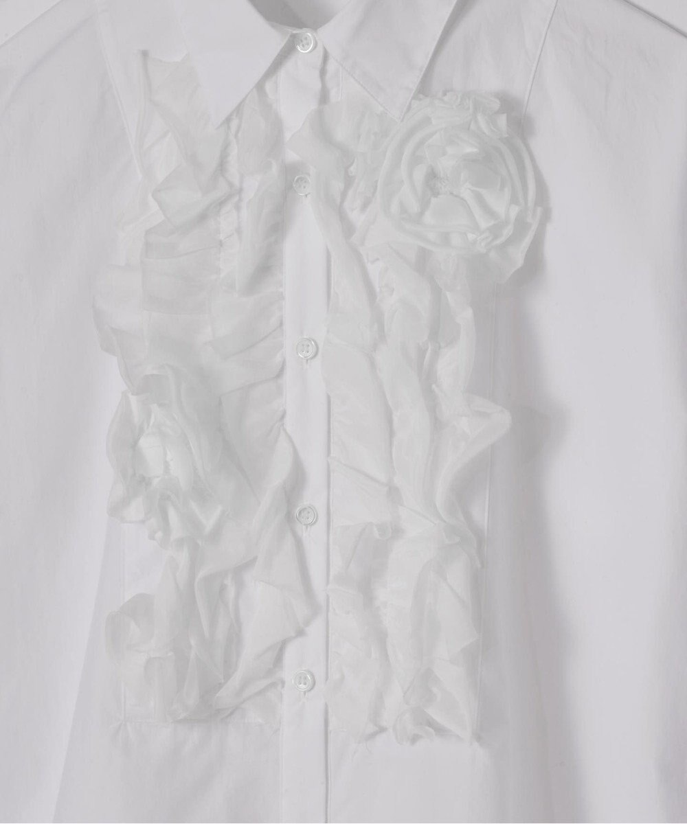 GRACE CONTINENTAL コサージュドレスシャツ 