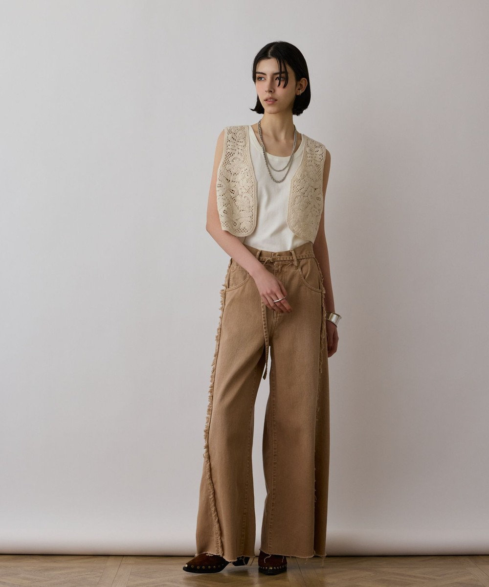 GRACE CONTINENTAL メッシュembジレ