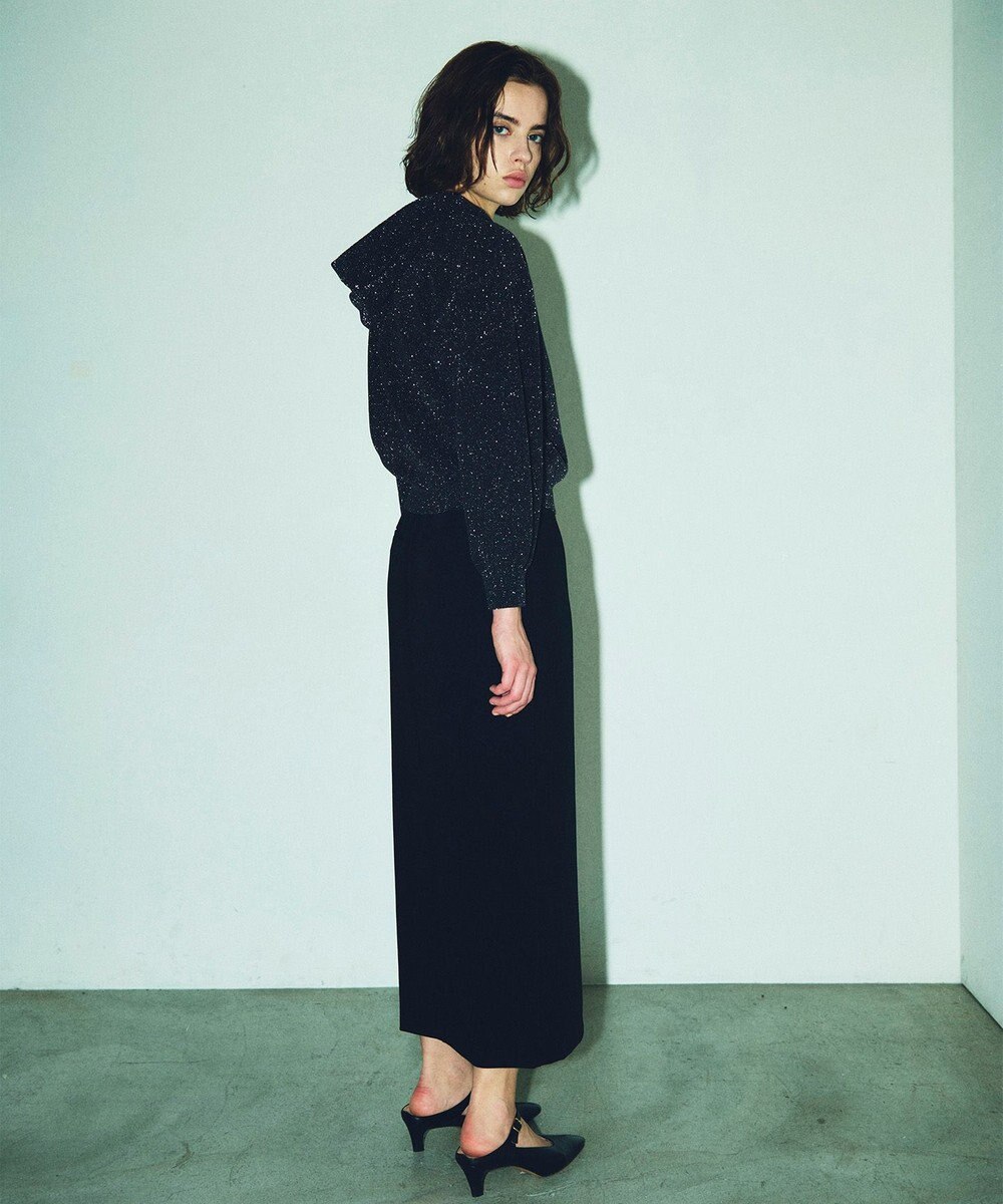 GRACE CONTINENTAL ラメニットパーカー 