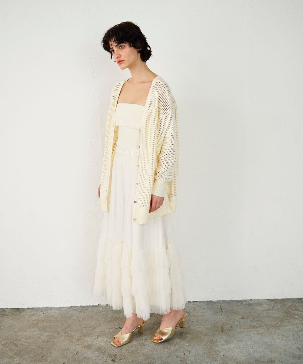 GRACE CONTINENTAL☆メッシュ2wayニットトップ メッシュドルマン2WAYニット / GRACE CONTINENTAL | GRACE