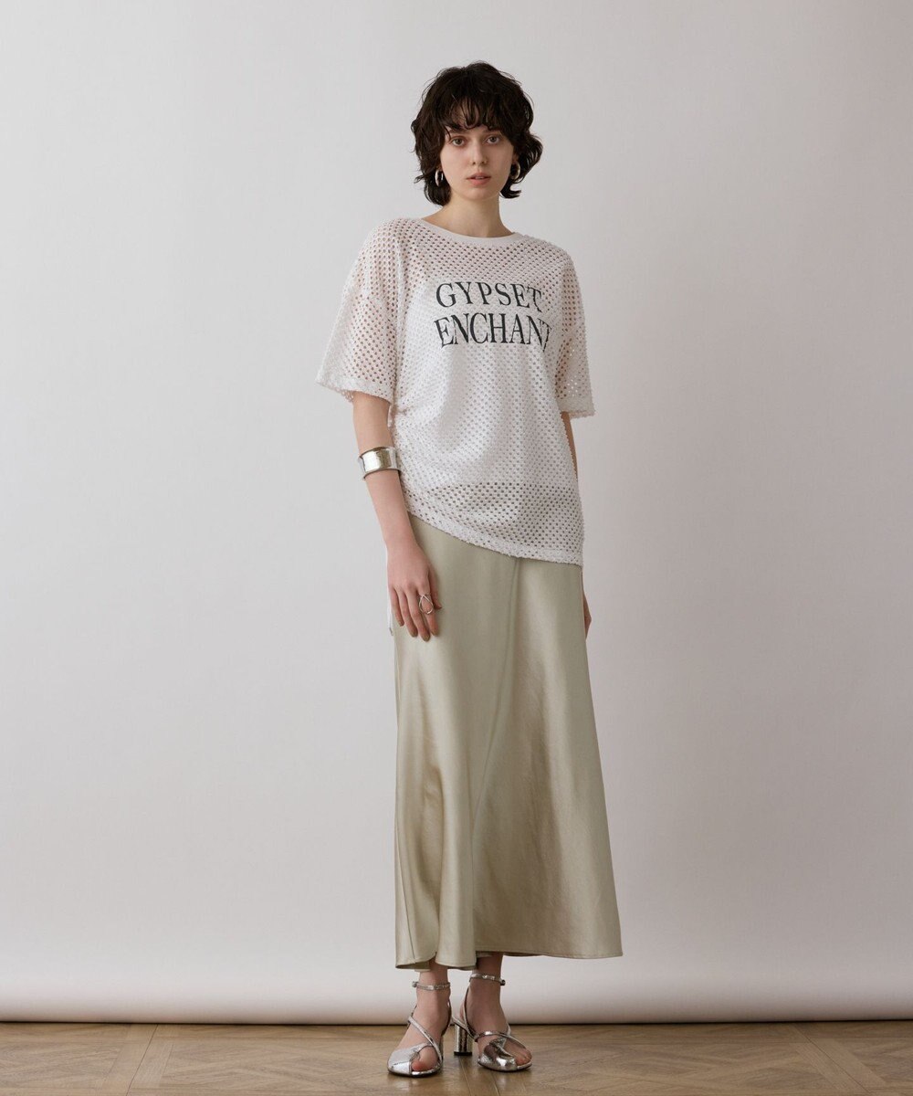 GRACE CONTINENTAL / グレースコンチネンタル クラッシュロゴTシャツ クラッシュロゴTシャツ / GRACE CONTINENTAL | GRACE