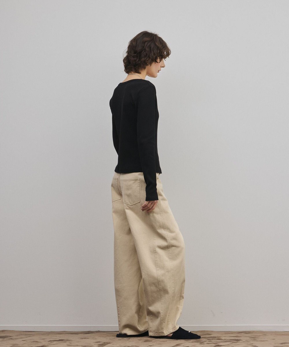 GRACE CONTINENTAL ヘンリーネックカットトップ 