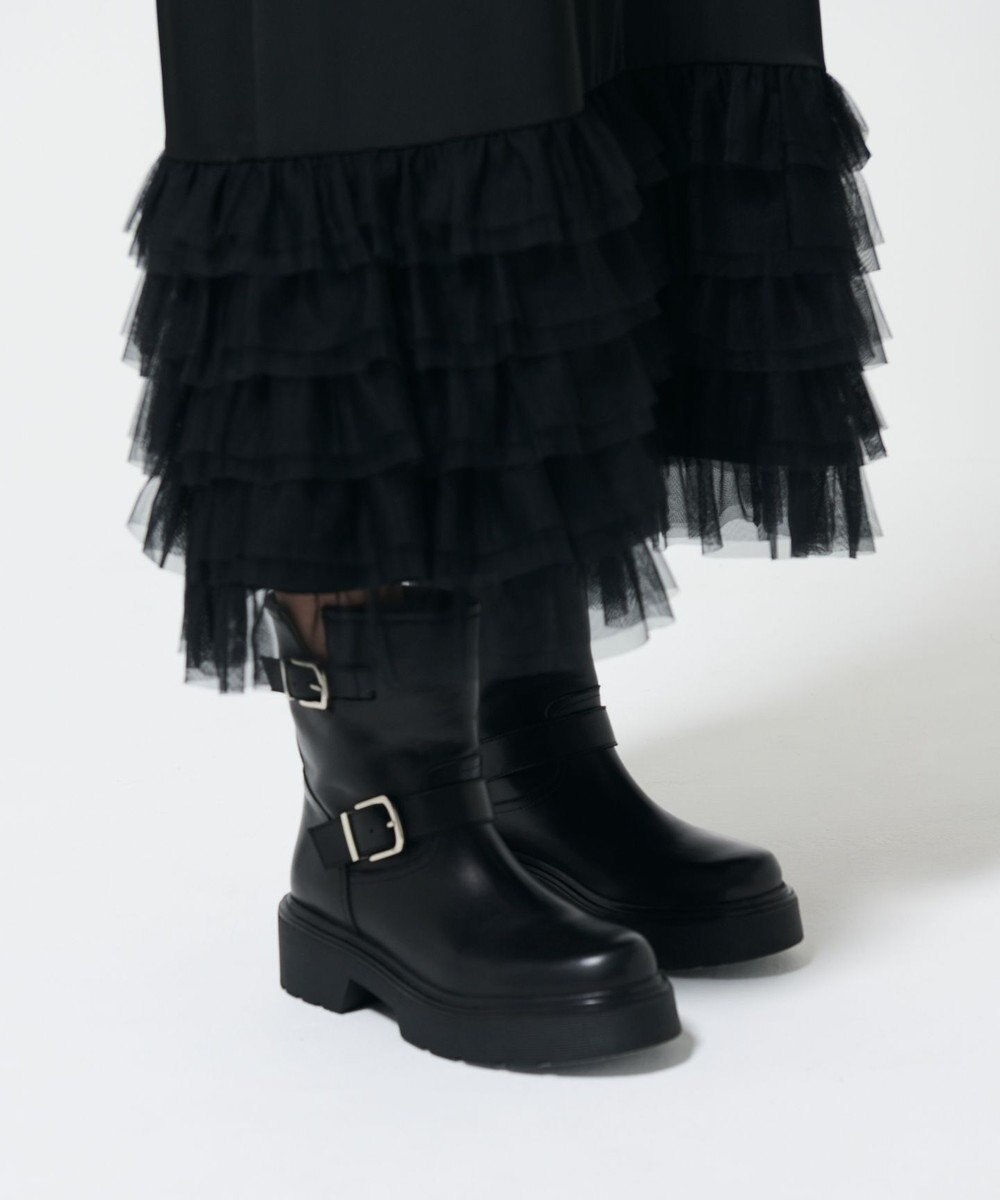 GRACE CONTINENTAL ANGERO BERVICATO ベルトショートブーツ