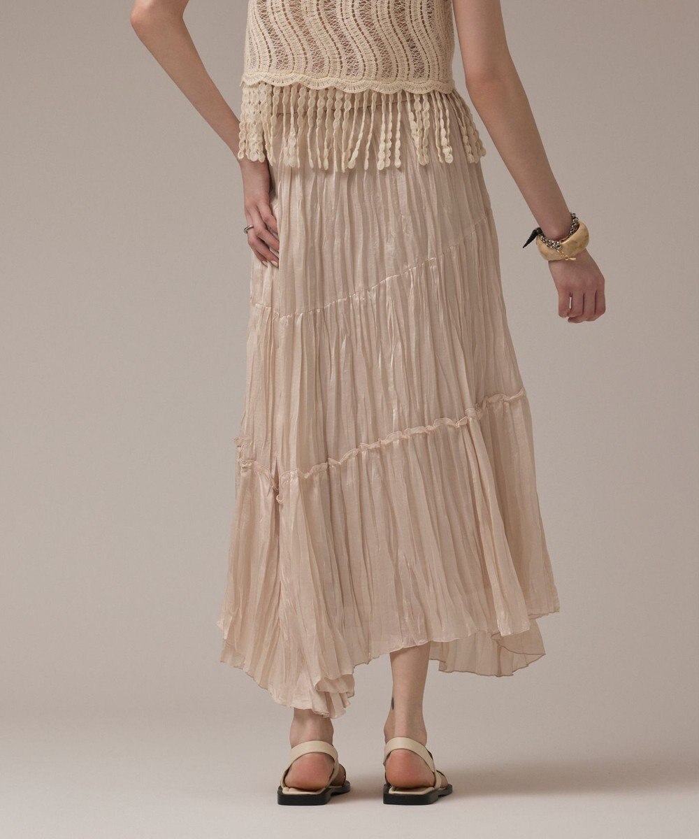 GRACE CONTINENTAL ワッシャープリーツスカート 