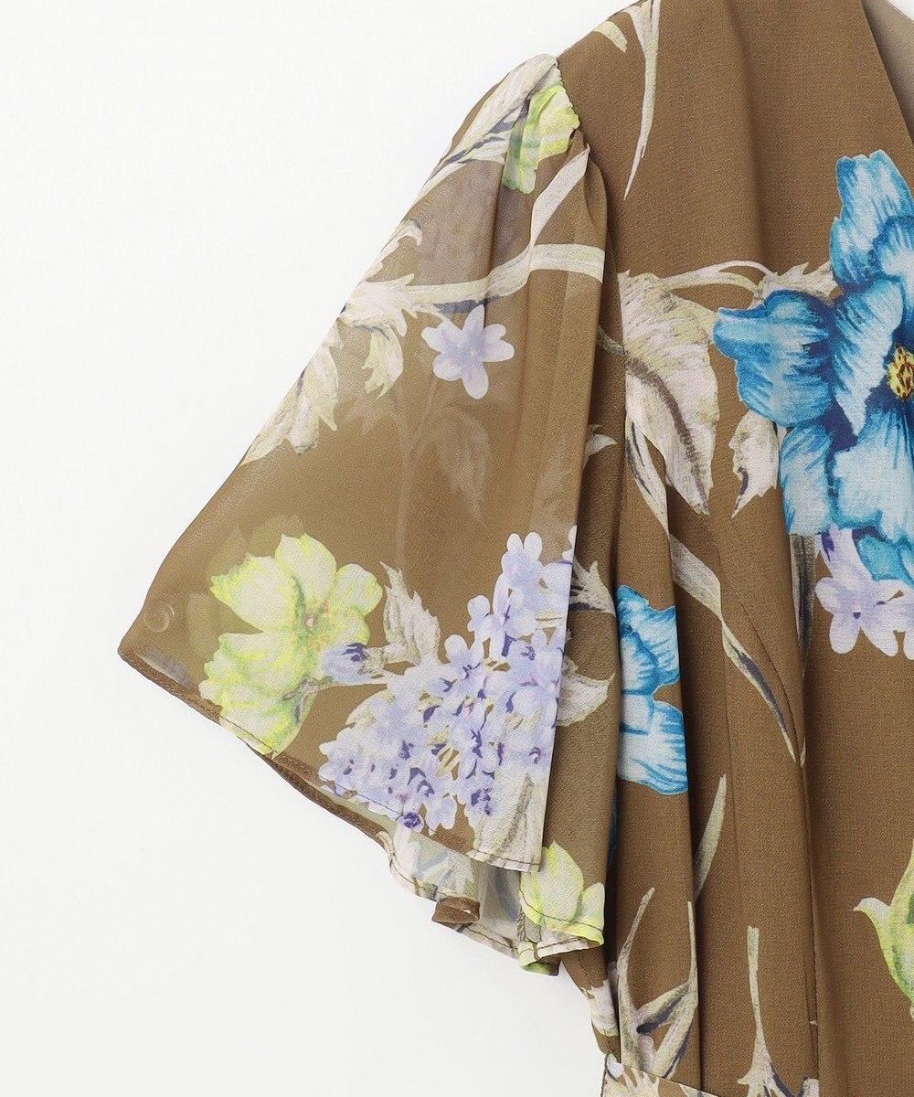 GRACE CONTINENTAL ミモザプリントワンピース 