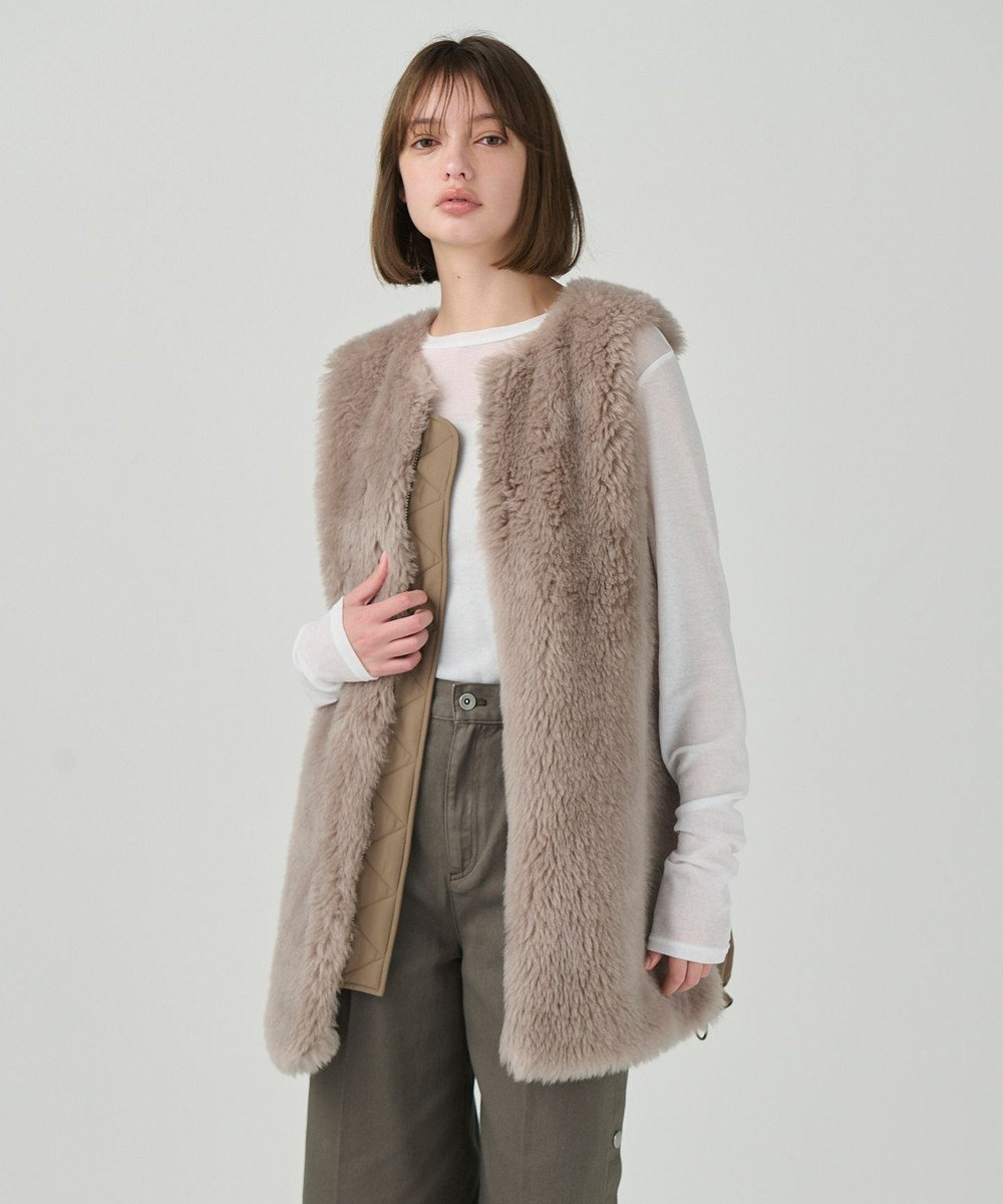 GRACE CONTINENTAL ウールボアコンビジレ