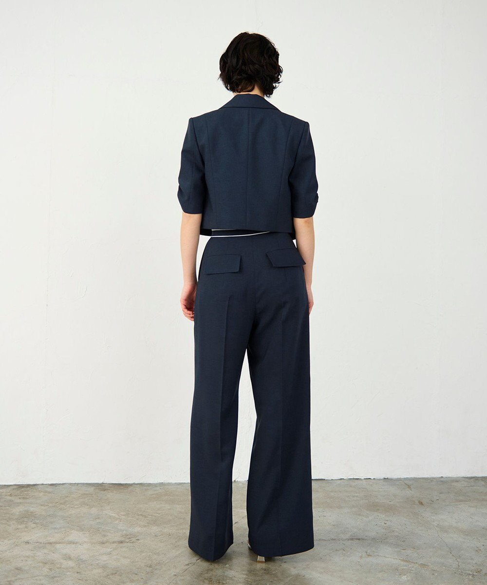 GRACE CONTINENTAL タックワイドパンツ