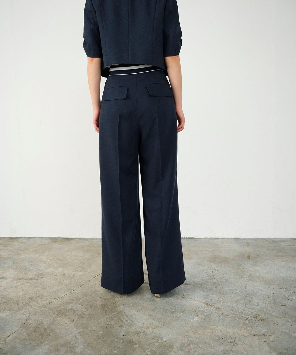 GRACE CONTINENTAL タックワイドパンツ