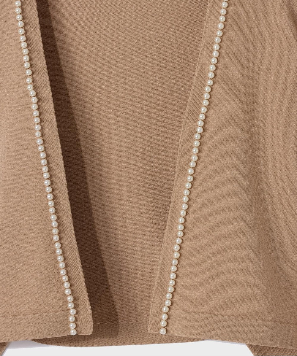 GRACE CONTINENTAL パールショートカーディガン