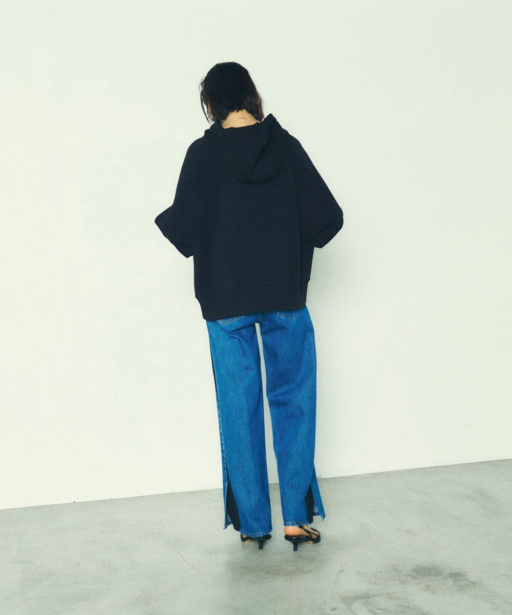 GRACE CONTINENTAL ハーフジップフードトップ