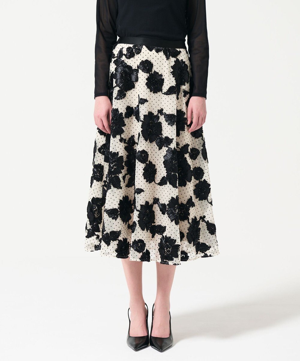 GRACE CONTINENTAL サテンコードスカート 