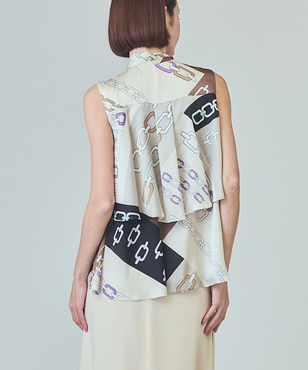 GRACE CONTINENTAL チェーンレイヤードノースリーブ 