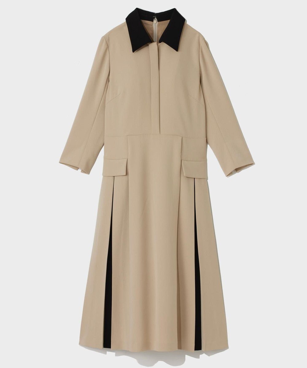 GRACE CONTINENTAL クレリックバイカラーワンピース 