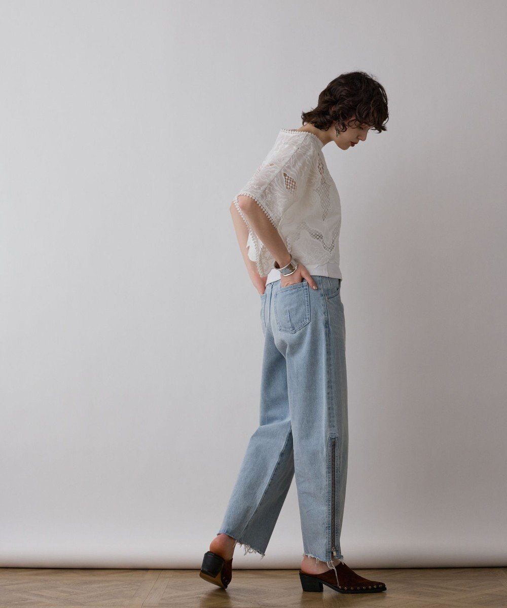 GRACE CONTINENTAL 刺繍ポンチョトップ