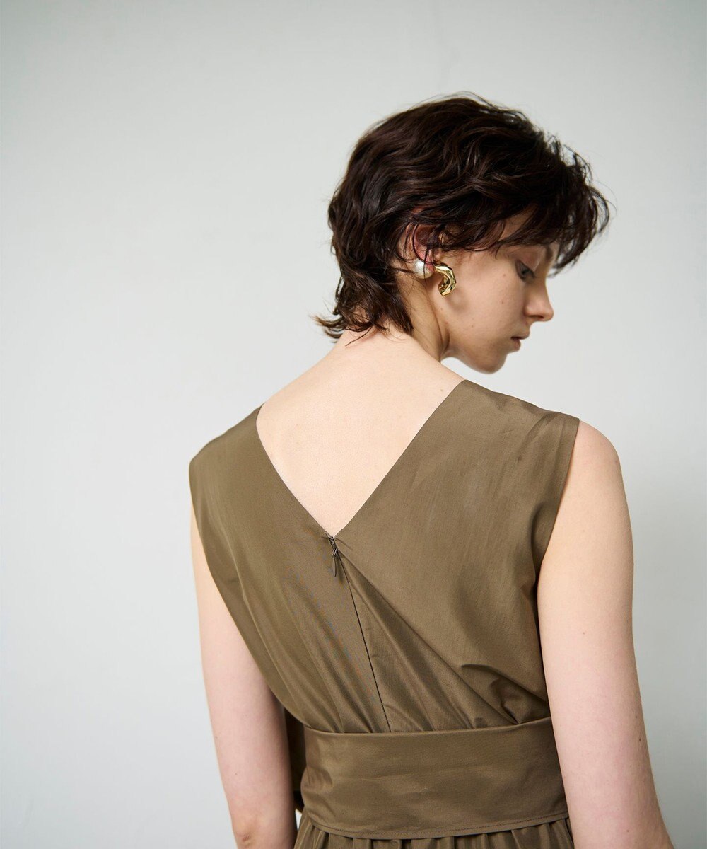 GRACE CONTINENTAL ライトタフタドレス