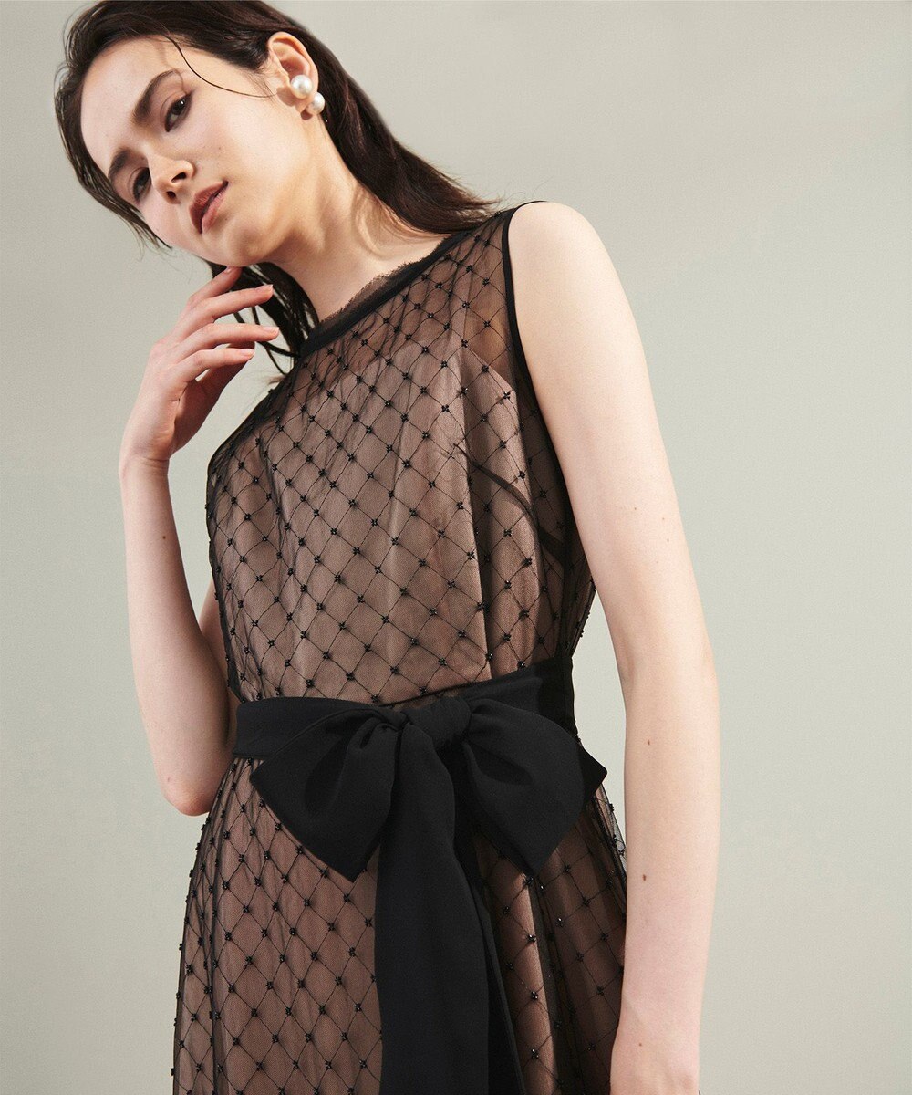 GRACE CONTINENTAL ビーズembドレス 