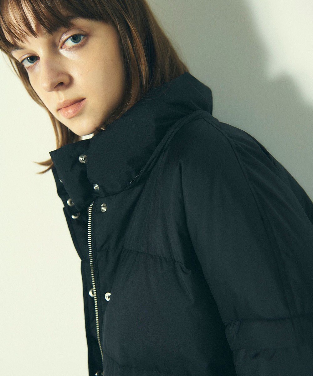 GRACE CONTINENTAL ヘムファーショートダウンジャケット 