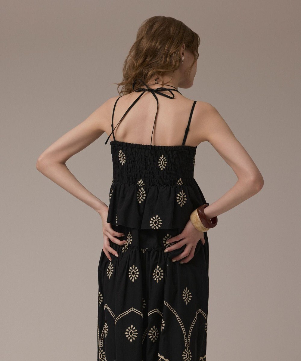 GRACE CONTINENTAL カットワークマキシドレス 