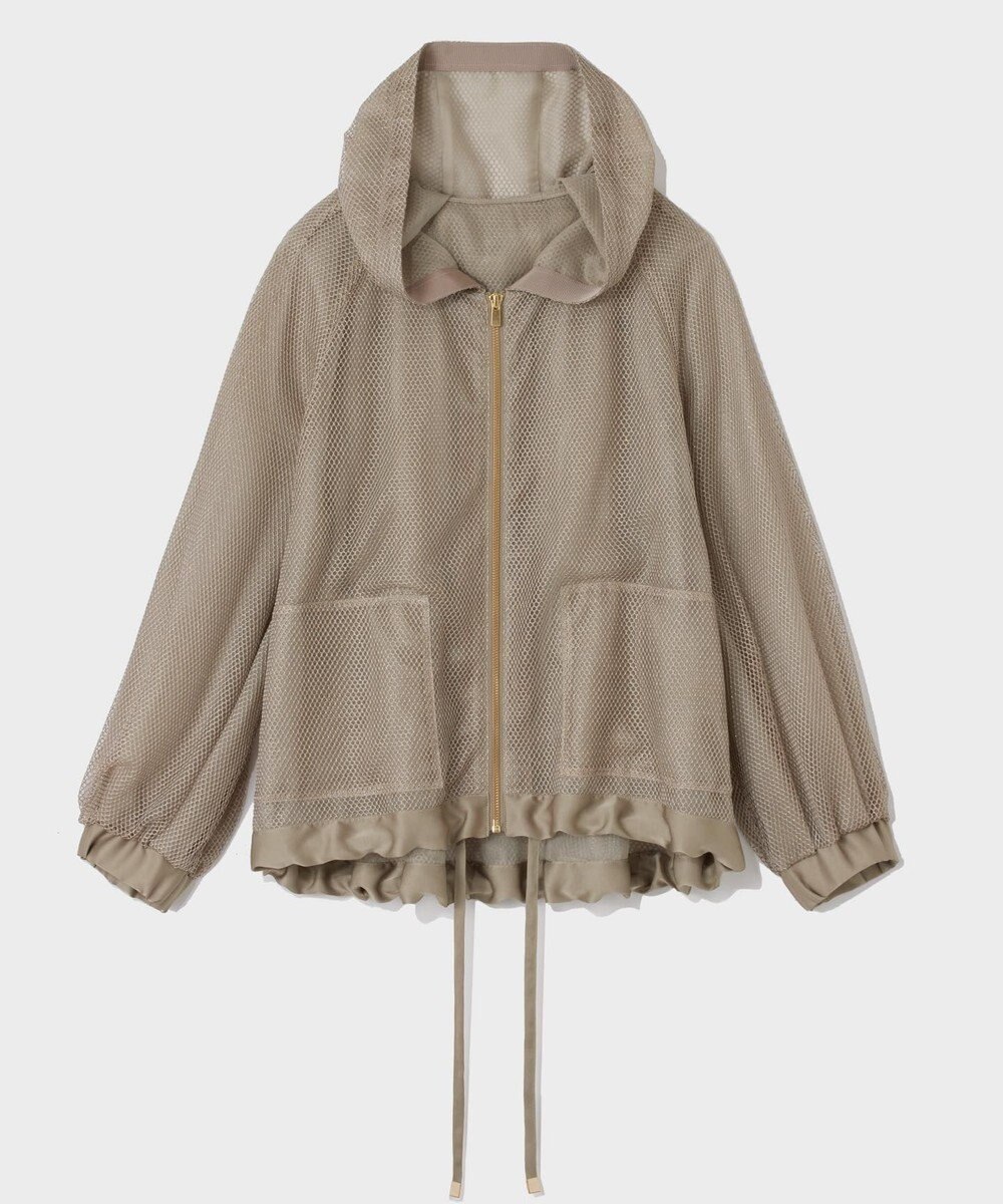 GRACE CONTINENTAL マクラメメッシュフーディー