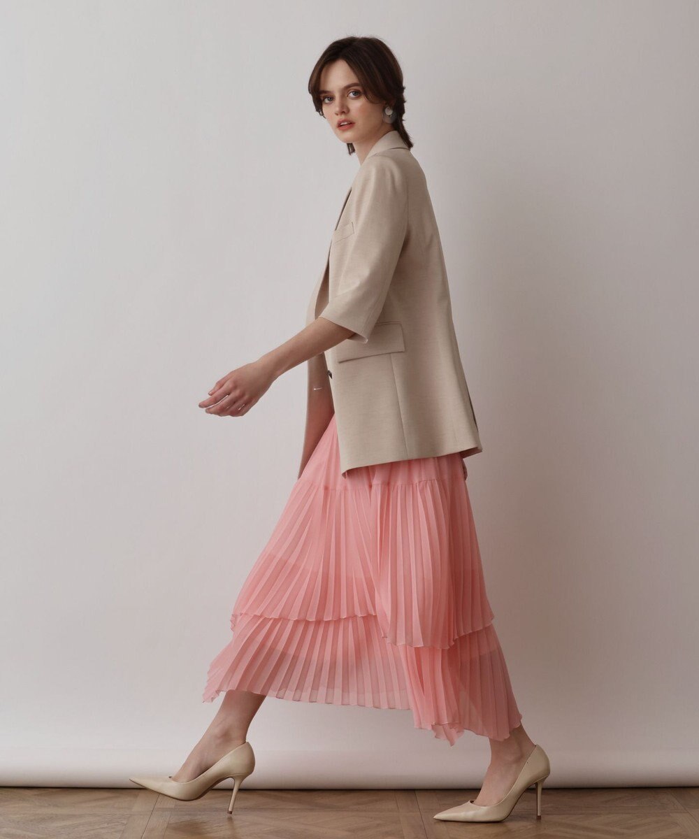 GRACE CONTINENTAL イレギュラープリーツスカート