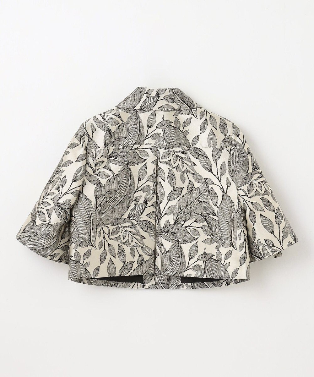 GRACE CONTINENTAL ボタニカルジャガードシャツ 