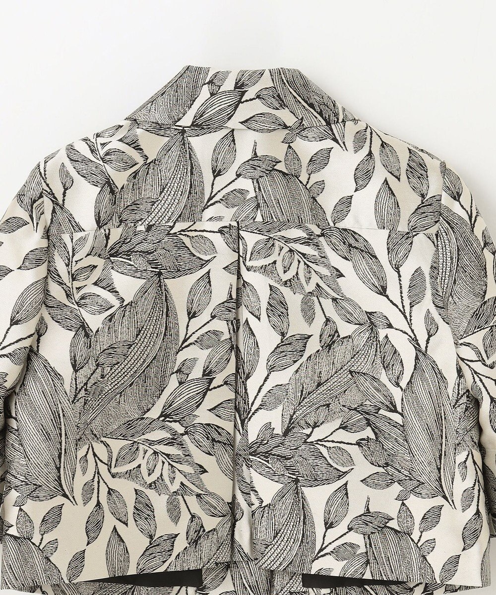 GRACE CONTINENTAL ボタニカルジャガードシャツ 