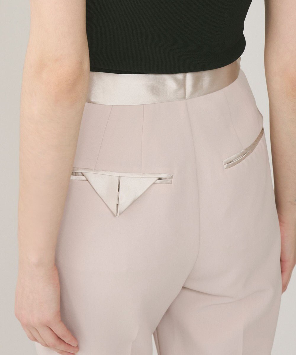 GRACE CONTINENTAL インサイドスリットスリムパンツ 