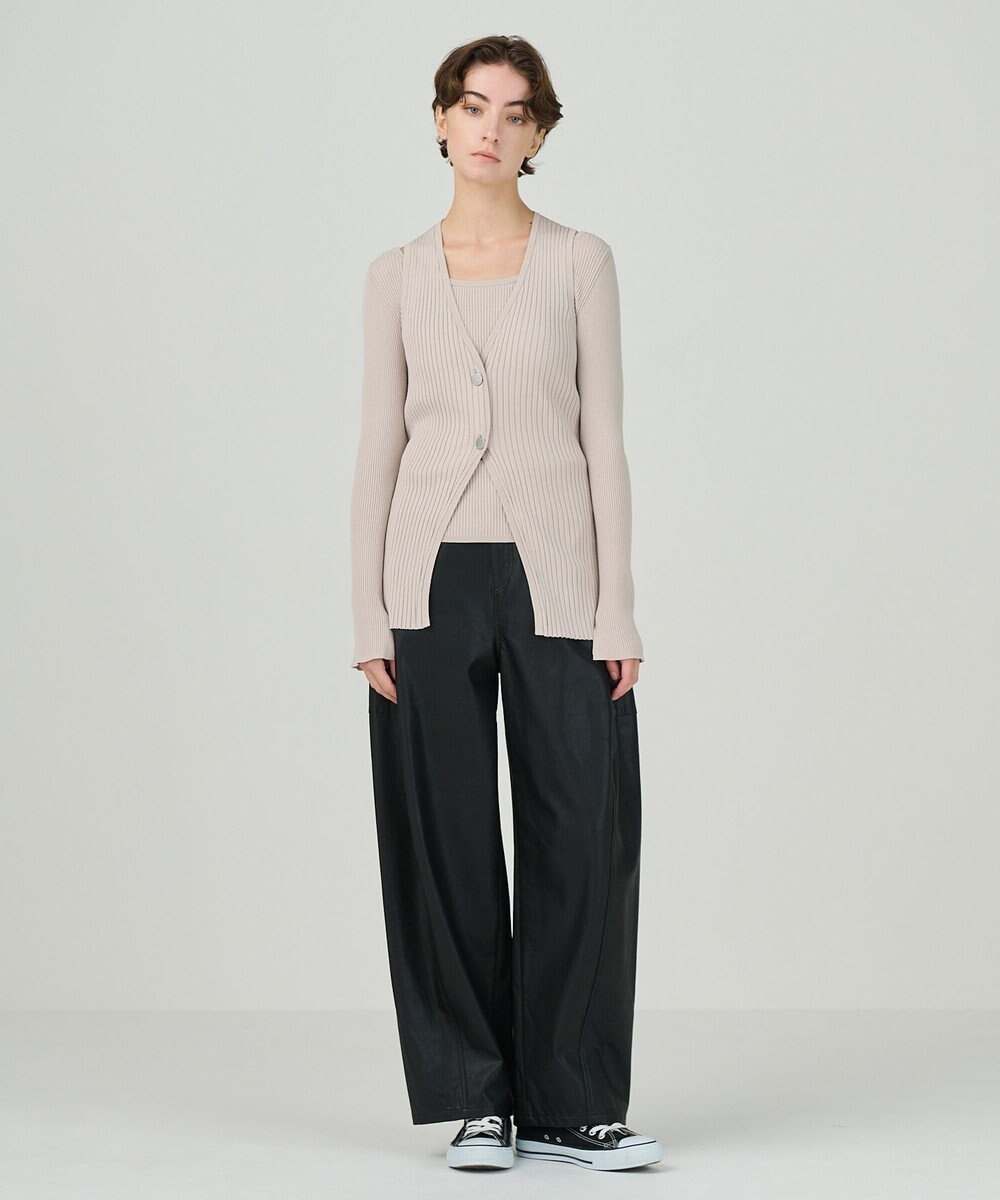 GRACE CONTINENTAL リブニットトップ 