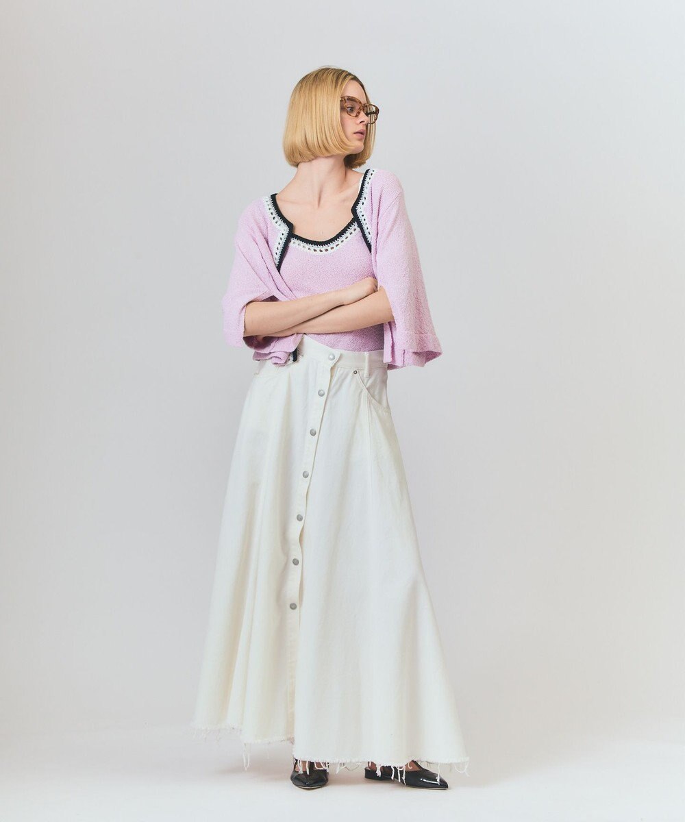 GRACE CONTINENTAL サーキュラーデニムスカート 