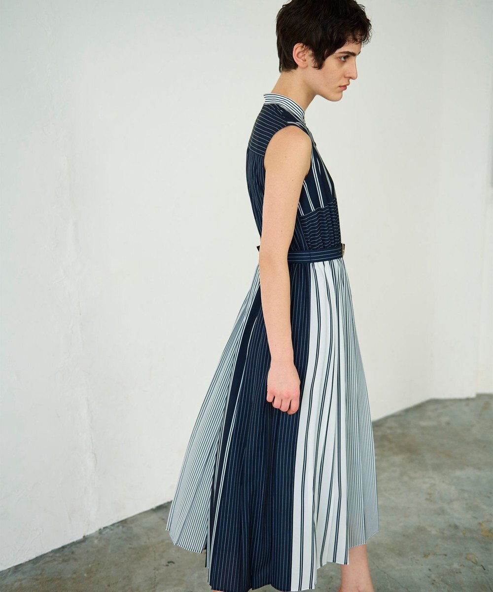GRACE CONTINENTAL ストライププリントワンピース