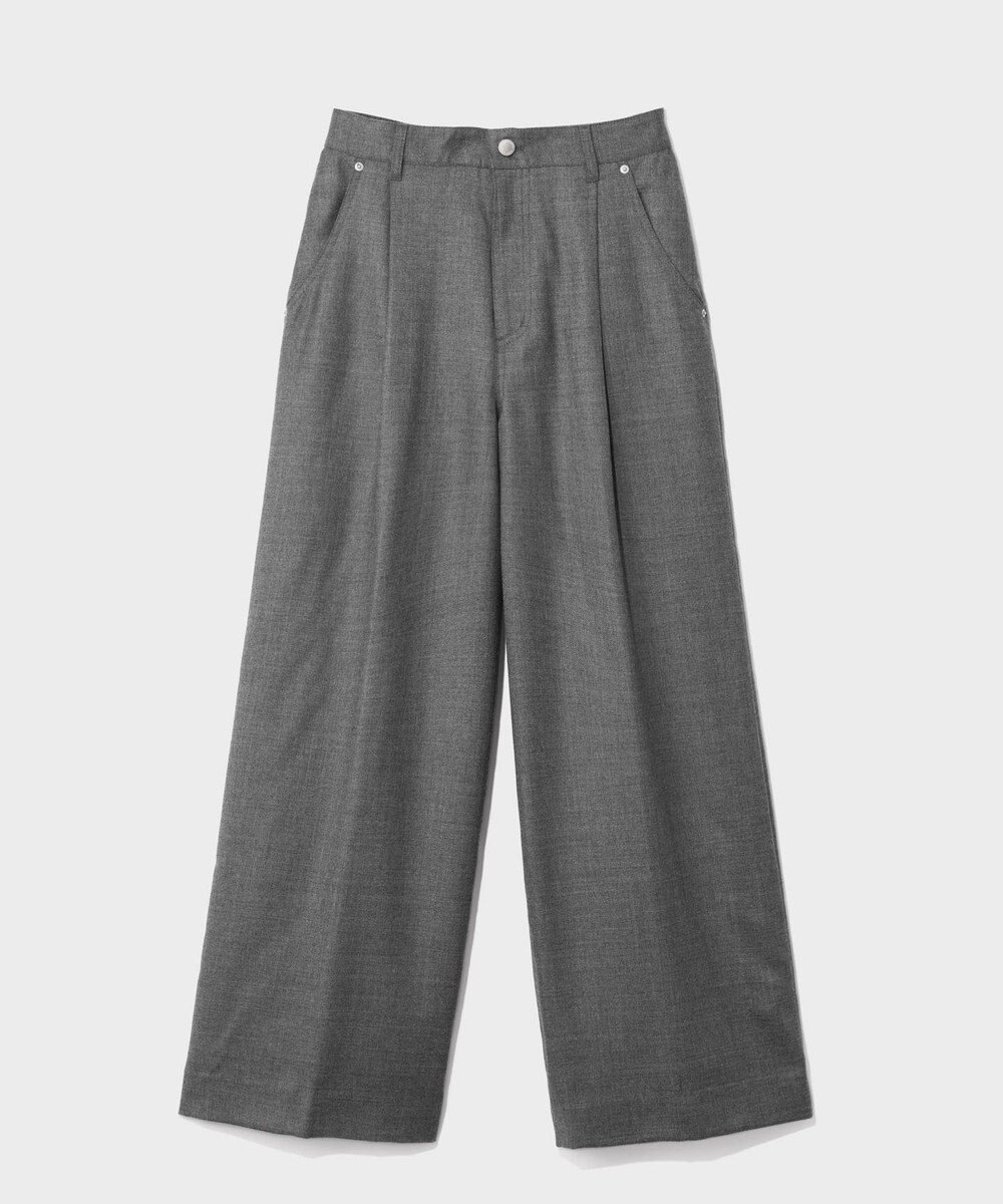 GRACE CONTINENTAL ウールワイドパンツ 