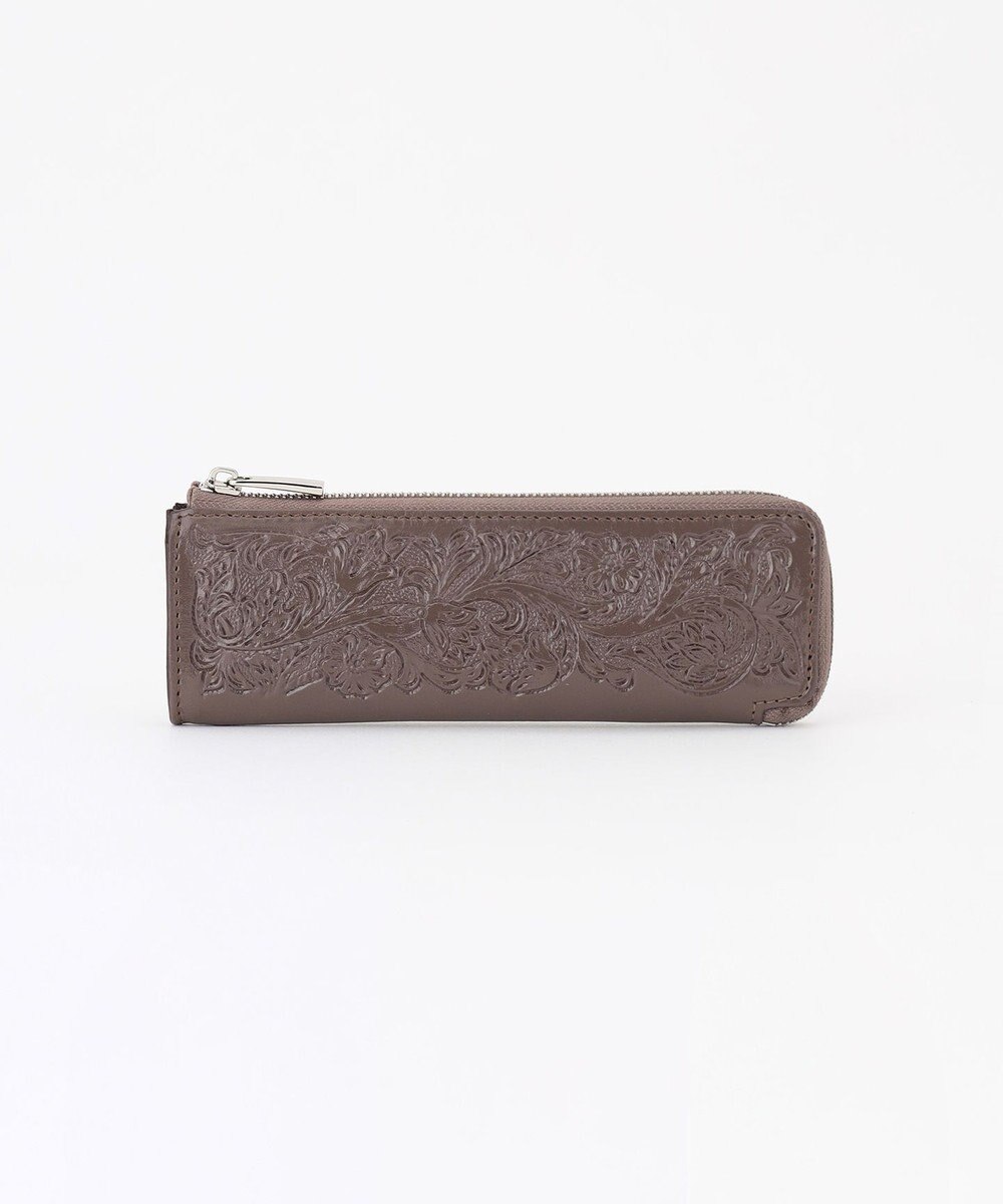GRACE CONTINENTAL - カービングトライブス　ペンケース　ネイビー Pen Case ペンケースカービングトライブスCarving Tribes
