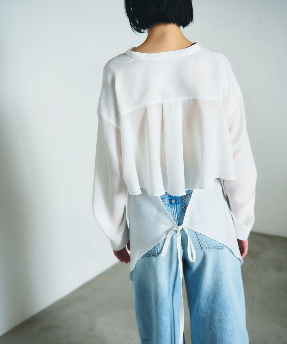 GRACE CONTINENTAL バックシャンオーバーシャツ