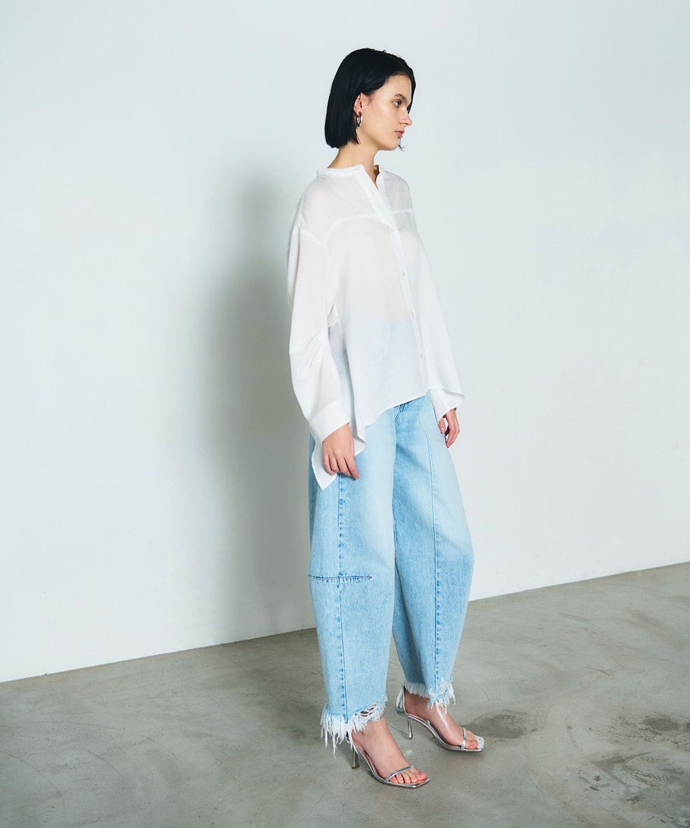 GRACE CONTINENTAL バックシャンオーバーシャツ 