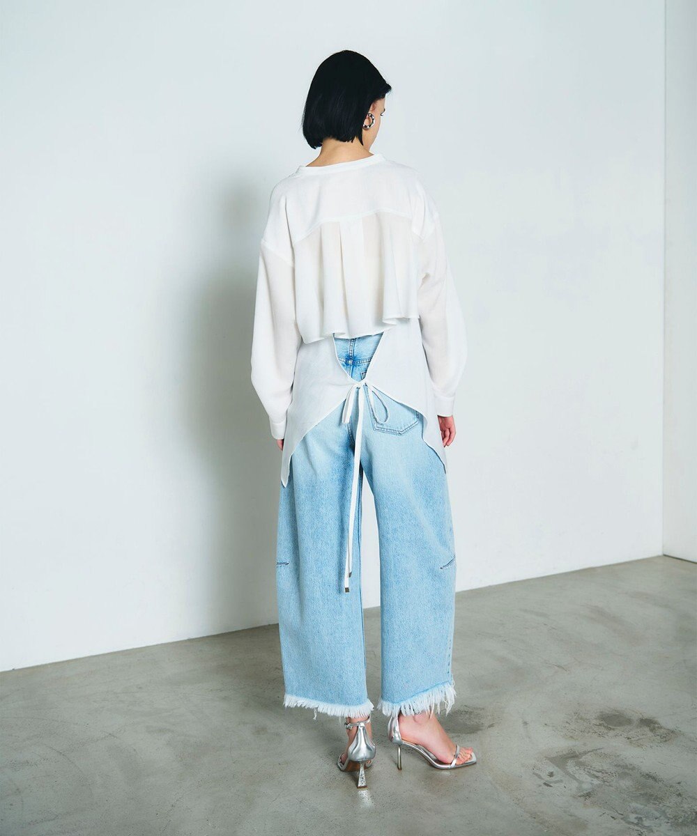 GRACE CONTINENTAL バックシャンオーバーシャツ 