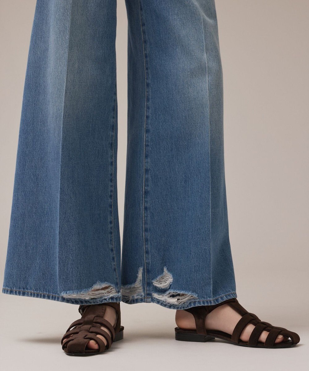 GRACE CONTINENTAL バギ－デニムパンツ (My Beautiful Things) 