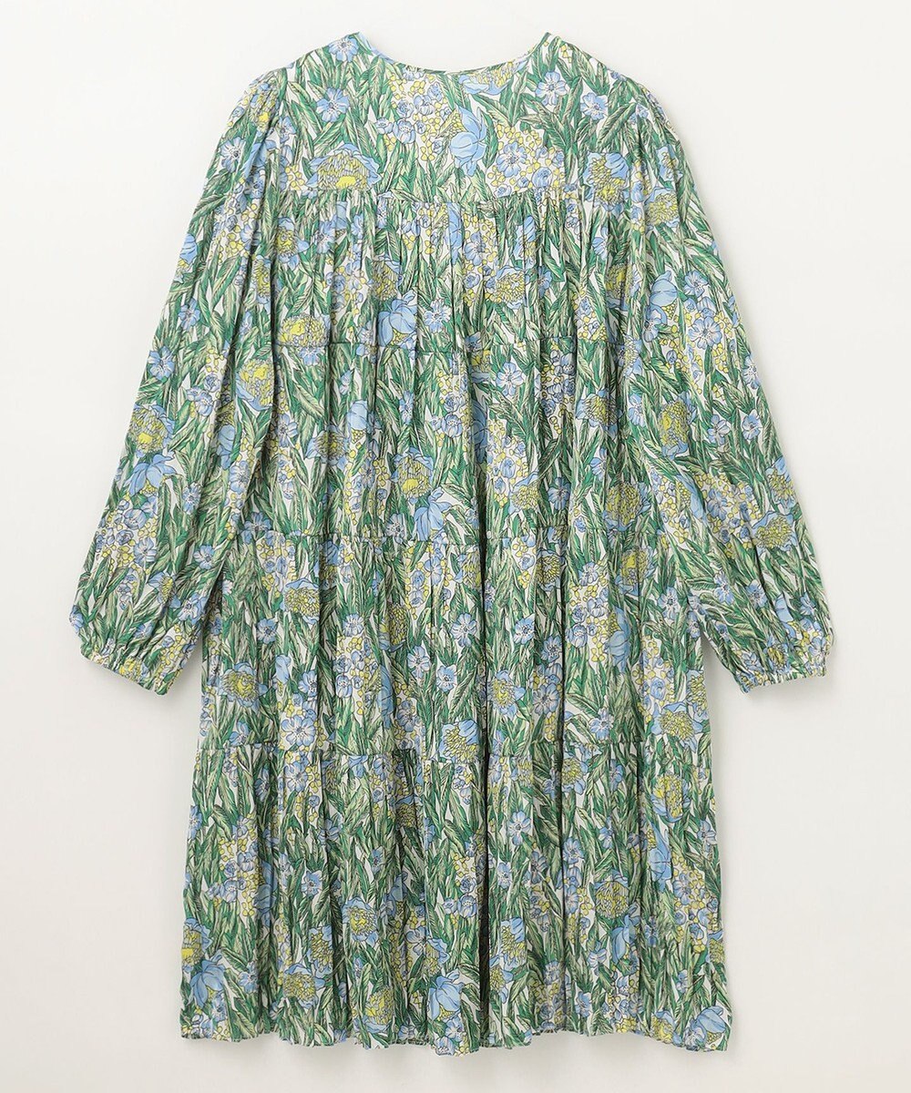 GRACE CONTINENTAL フラワープリントティアードミニワンピース 