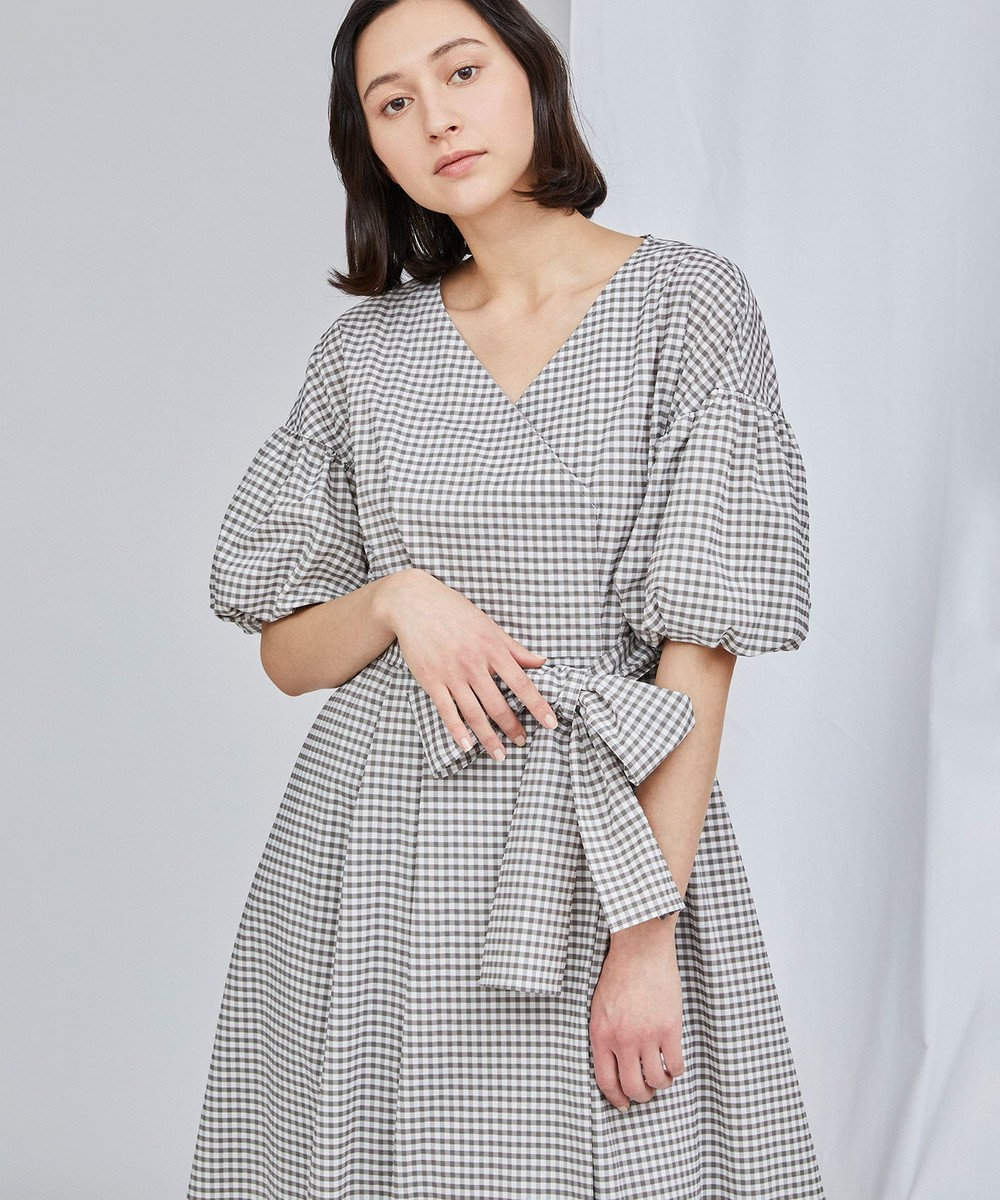 オンライン限定】チェックタフタワンピース / GRACE CONTINENTAL  