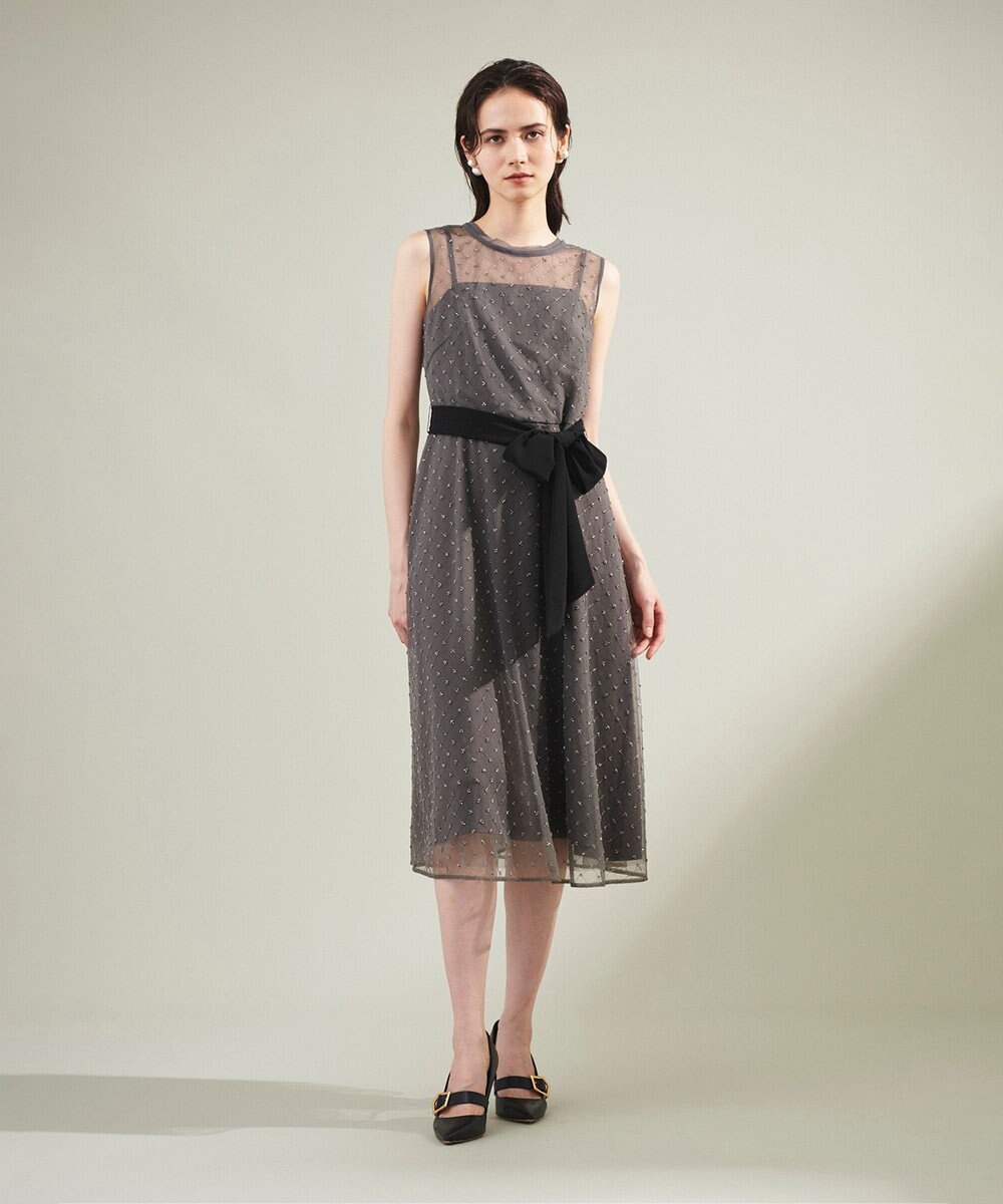 GRACE CONTINENTAL ビーズembドレス 