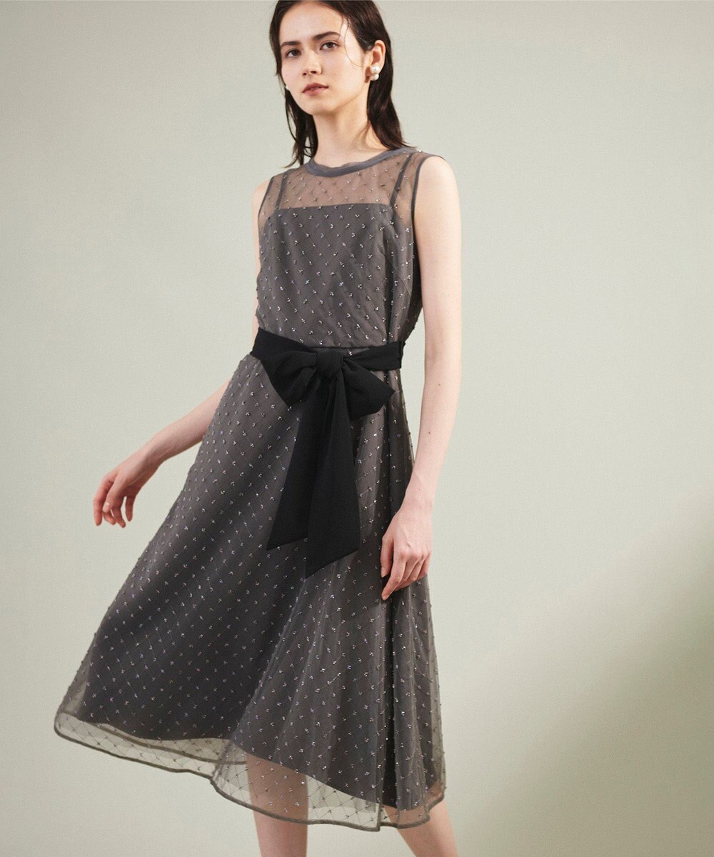 GRACE CONTINENTAL ビーズembドレス 