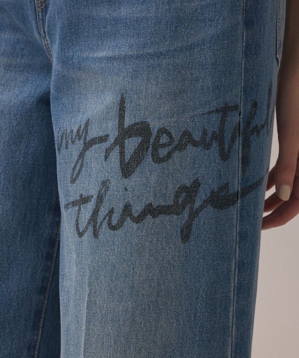 GRACE CONTINENTAL バギ－デニムパンツ (My Beautiful Things) 