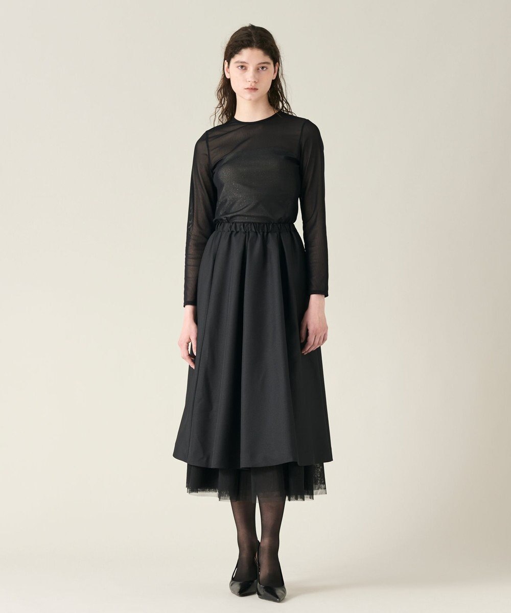 GRACE CONTINENTAL チュールシアートップ