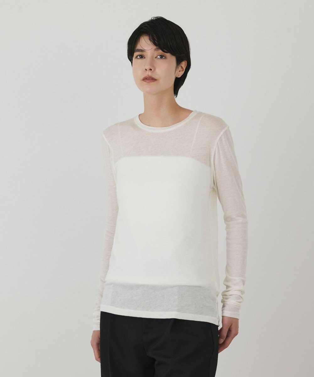 GRACE CONTINENTAL シルクベアカットトップ 