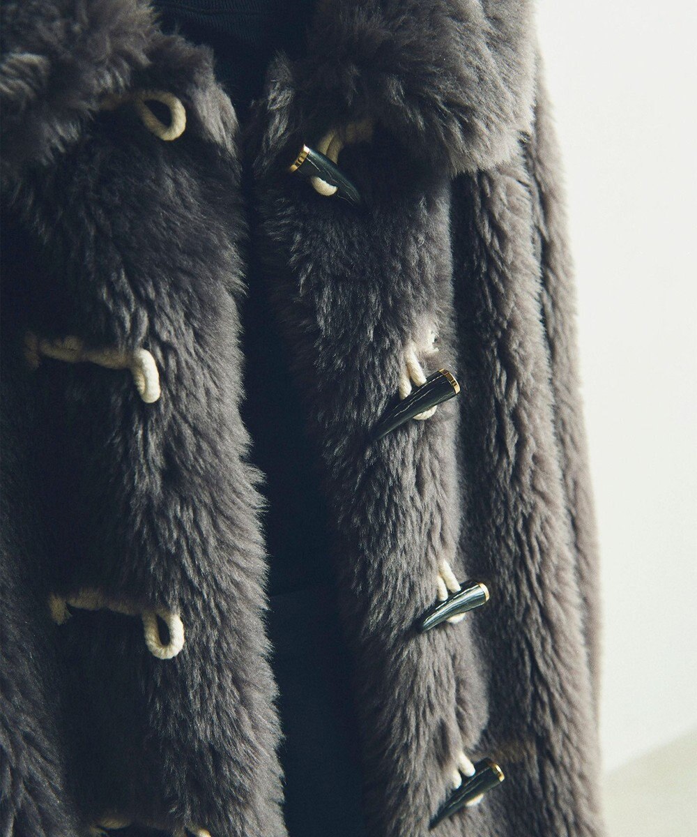 GRACE CONTINENTAL ウールボアショートコート 