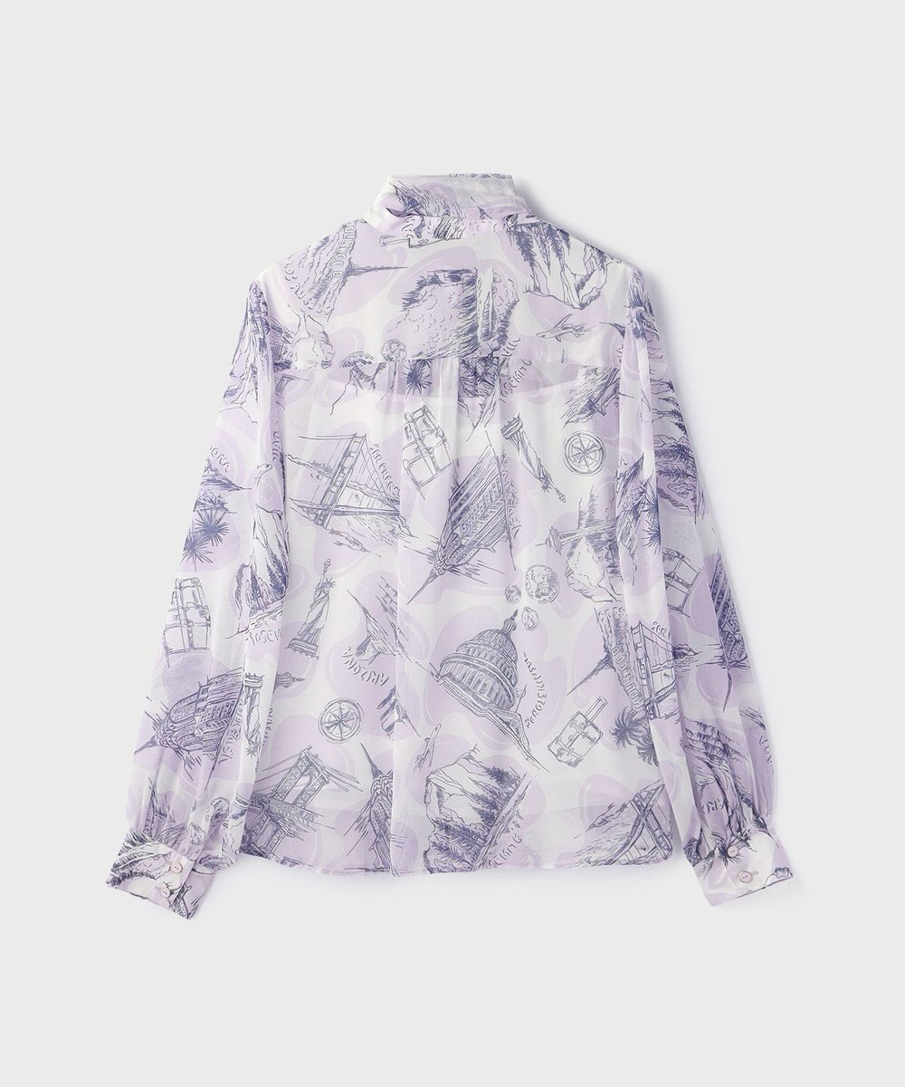 GRACE CONTINENTAL スカ－フタイブラウス 