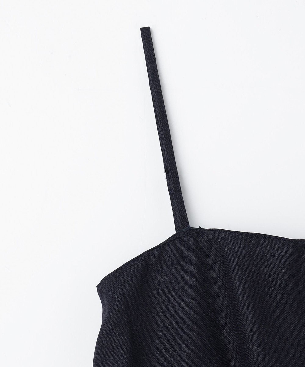 GRACE CONTINENTAL リネンタッチビスチェサロペ 