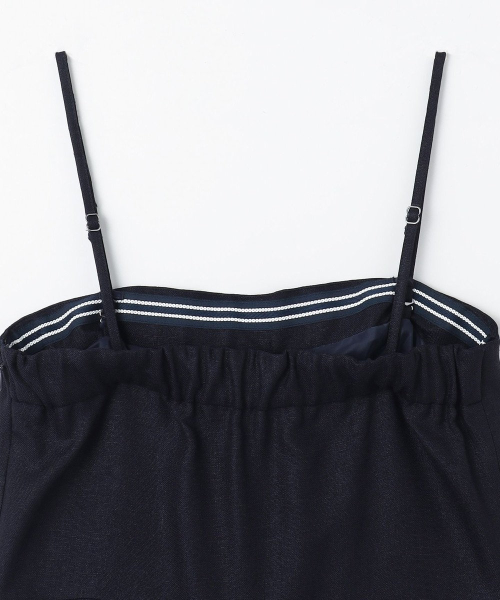 GRACE CONTINENTAL リネンタッチビスチェサロペ