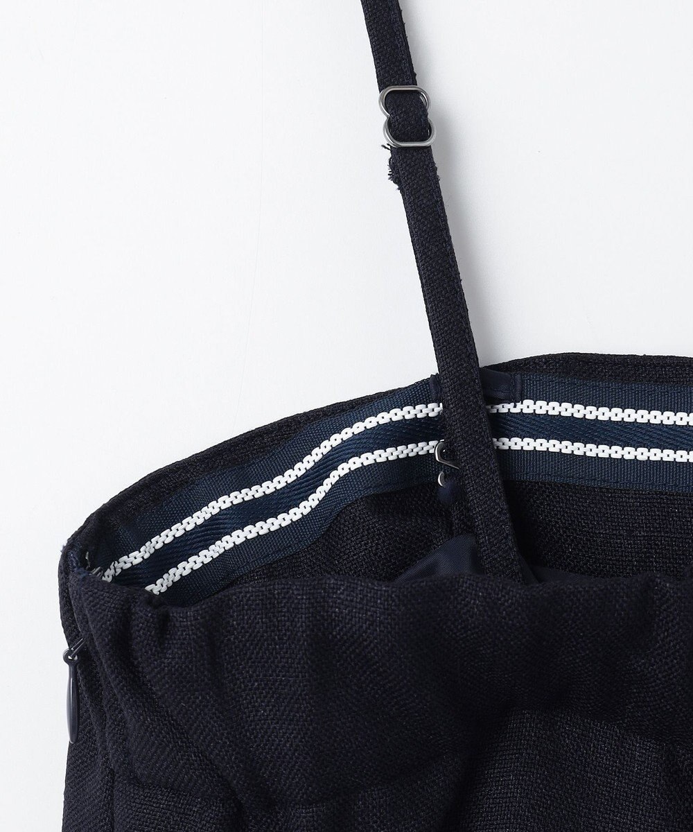 GRACE CONTINENTAL リネンタッチビスチェサロペ 