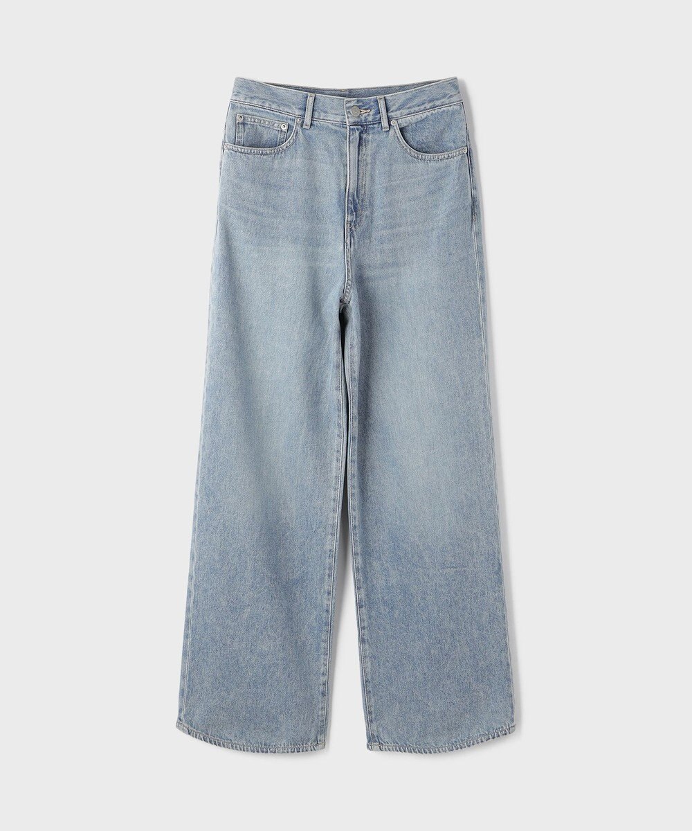 GRACE CONTINENTAL レーススカートレイヤードデニム 