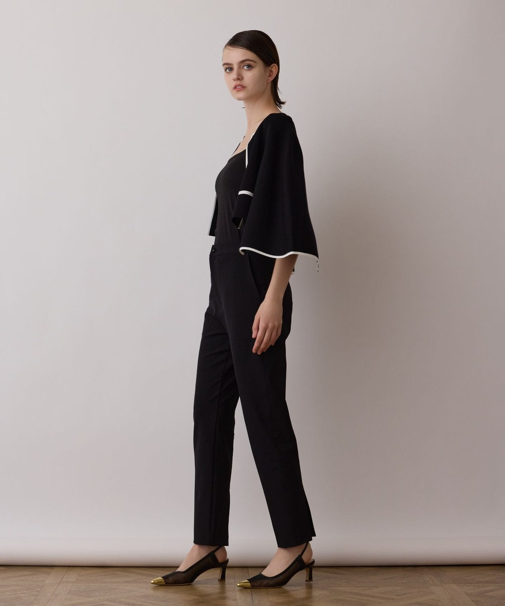 GRACE CONTINENTAL ストレッチテーパードパンツ